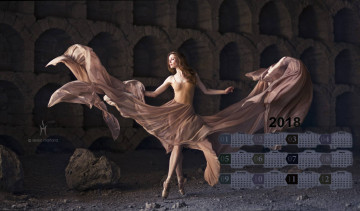 Картинка календари девушки 2018 балет танец