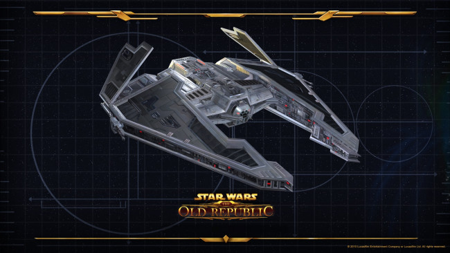 Обои картинки фото видео игры, star wars,  the old republic, корабль
