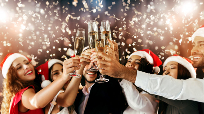 Обои картинки фото праздничные, - разное , новый год, шампанское