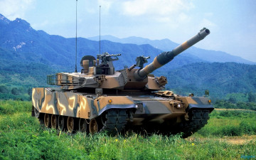 Картинка техника военная камуфляж орудие башня танк