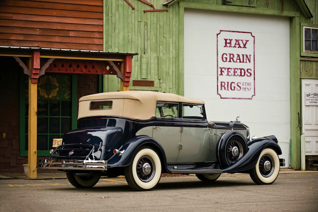 Обои картинки фото автомобили, классика, двенадцать, кабриолет, седан, vintage, 1933, pierce-arrow, twelve, convertible, sedan, cars