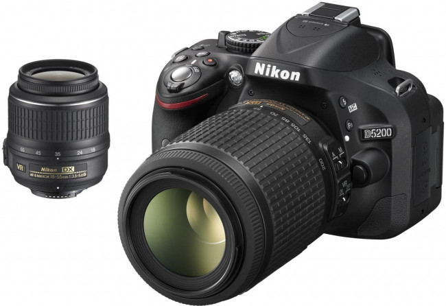 Обои картинки фото nikon d5200, бренды, nikon, фотоаппарат, объектив, d5200
