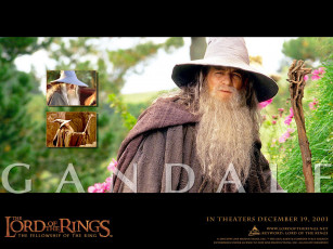 Картинка гэндальф серый кино фильмы the lord of rings fellowship ring волшебник маг посох шляпа мантия борода гендальф