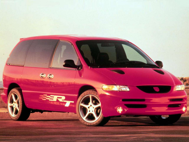 Обои картинки фото dodge, caravan, rt, concept, 1999, автомобили