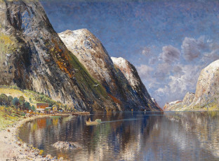 Картинка johann holmstedt fjord рисованные j