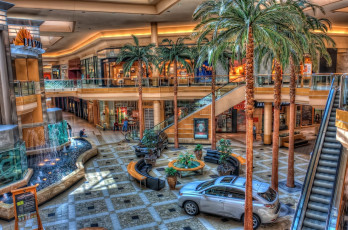 Картинка интерьер казино торгово развлекательные центры фонтан авто пальмы магазины эскалаторы торговый центр