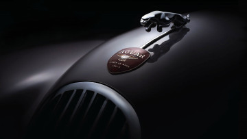 Картинка бренды авто-мото +jaguar ягуар темный фон автомобиль эмблема