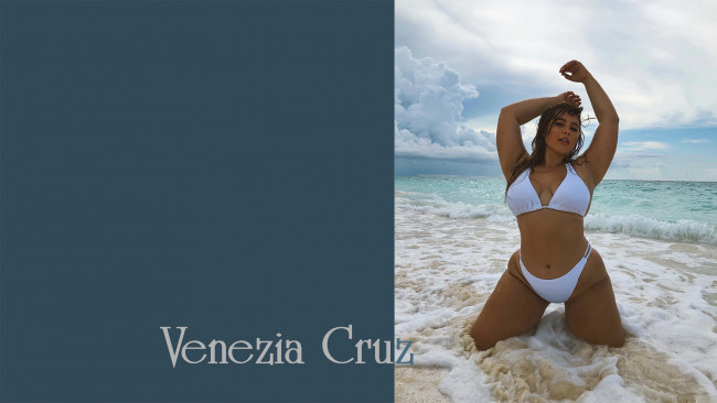 Обои картинки фото venezia cruz, девушки, -unsort , брюнетки, темноволосые, девушка, красивая, пышная, размера, плюс, полная, толстушка, big, beautiful, woman, модель, model, plus, size