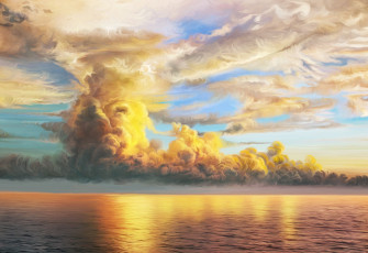 Картинка nina+vels рисованное природа storm nina vels