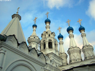 Картинка москва церковь путинках города россия