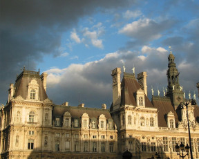 Картинка hotel de ville paris города париж франция