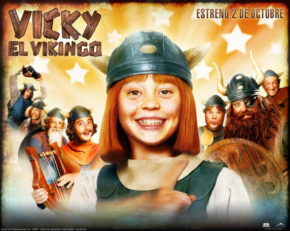 Обои картинки фото vicky, el, vikingo, кино, фильмы