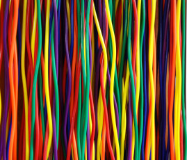 Картинка разное текстуры проводки полоски разноцветные резиновые