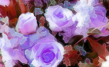 Картинка разное компьютерный+дизайн цветы розы