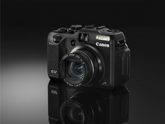 Обои картинки фото canon power shot g12, бренды, canon, фотокамера, цифровая, объектив