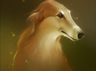Картинка рисованное животные +собаки морда фон собака