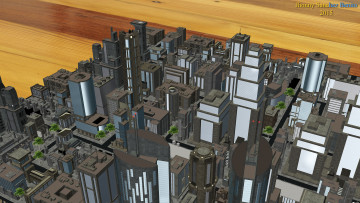 Картинка 3д+графика архитектура+ architecture город дома
