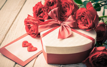 Картинка праздничные день+святого+валентина +сердечки +любовь цветы любовь розы лепестки valentine's day