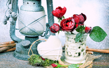 Картинка праздничные день+святого+валентина +сердечки +любовь цветы розы лепестки любовь