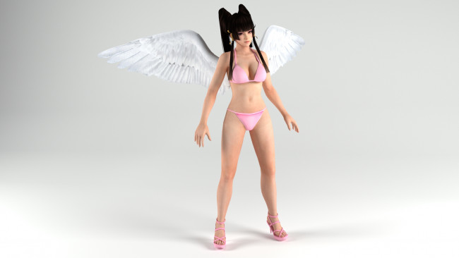 Обои картинки фото 3д графика, ангел , angel, фон, взгляд, девушка, ангел, крылья