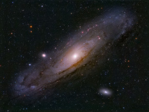 Картинка m31+andromeda+galaxy+v3 космос галактики туманности туманность