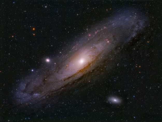 Обои картинки фото m31 andromeda galaxy v3, космос, галактики, туманности, туманность