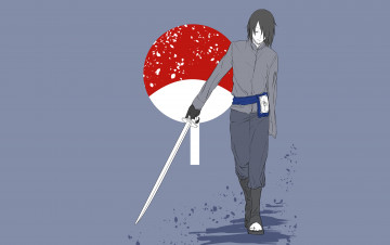 Картинка аниме naruto uchiha sasuke