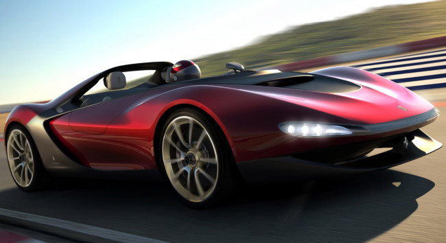 Обои картинки фото pininfarina ferrari sergio 2013, автомобили, 3д, pininfarina, ferrari, sergio, 2013