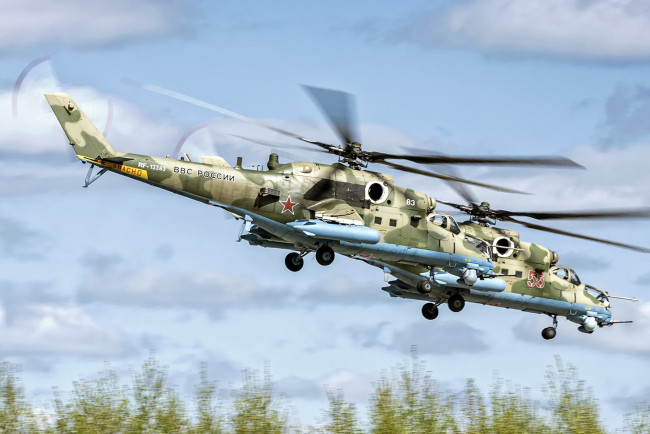Обои картинки фото mi-35m`s, авиация, вертолёты, вертушка