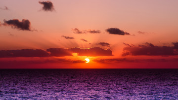 Картинка природа восходы закаты облака море закат красота