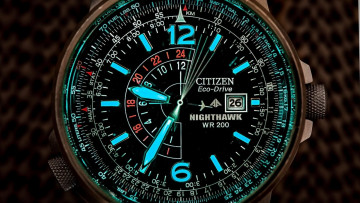 Картинка бренды citizen nighthawk pilot wr200 eco drive наручные часы с водозащитой