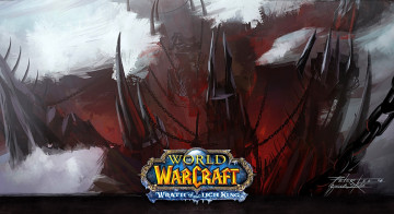 Картинка видео+игры world+of+warcraft +wrath+of+the+lich+king башни цепи