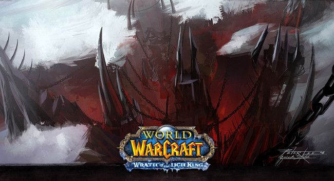 Обои картинки фото видео игры, world of warcraft,  wrath of the lich king, башни, цепи