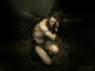 Картинка the fallen angel фэнтези ангелы