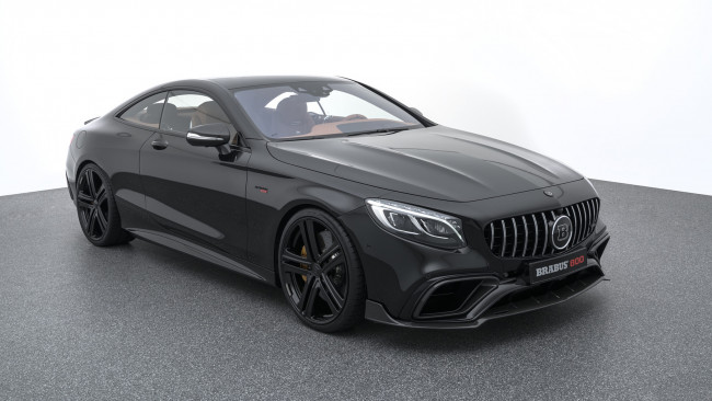 Обои картинки фото brabus 800 coupe based on mercedes-benz amg s-63 4matic coupe 2018, автомобили, brabus, coupe, 800, based, 2018, 4matic, s-63, amg, mercedes-benz