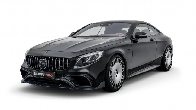 Обои картинки фото brabus 800 coupe based on mercedes-benz amg s-63 4matic coupe 2018, автомобили, brabus, based, coupe, 800, 4matic, s-63, amg, mercedes-benz, 2018