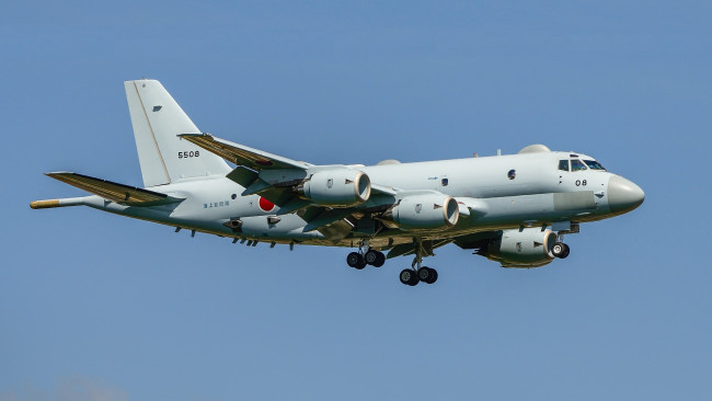 Обои картинки фото kawasaki p-1, авиация, боевые самолёты, ввс