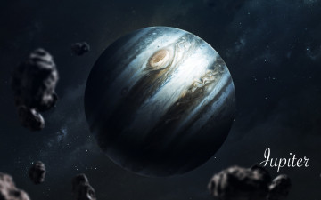 Картинка космос юпитер звезды планета universe space stars planet арт