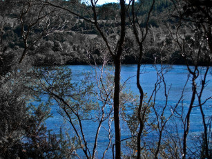 Картинка природа реки озера wainui falls tasman national park new zealand