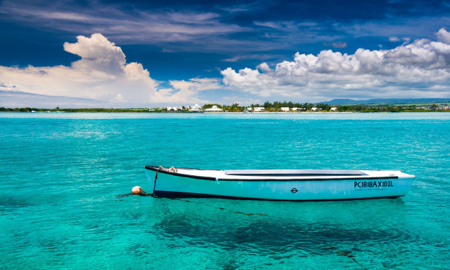 Обои картинки фото blue, bay, marine, park, mauritius, корабли, лодки, шлюпки, маврикий, индийский, океан