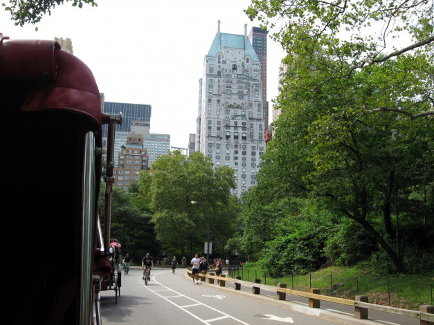 Обои картинки фото города, нью-йорк , сша, бегуны, улица