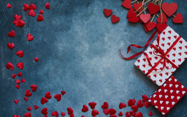 Обои картинки фото праздничные, день святого валентина,  сердечки,  любовь, любовь, подарки, сердечки, red, love, romantic, hearts, valentine's, day, день, валентина, gift, box