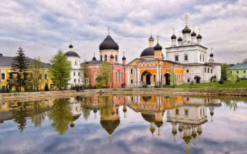 Картинка города православные церкви монастыри давидова пустынь храм небо