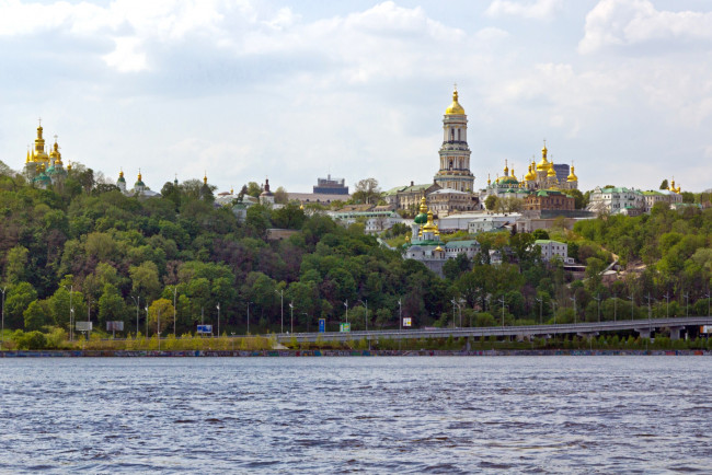 Обои картинки фото города, киев , украина, днепр, киево-печерская, лавра