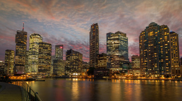 Картинка brisbane+city города брисбен+ австралия небоскребы панорама