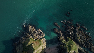 Картинка морской+берег природа побережье море взгляд с высоты птичьего полета скалы вид воздуха берег