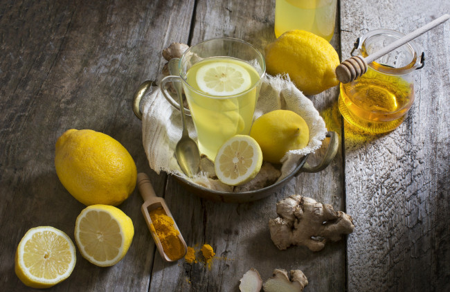 Обои картинки фото еда, напитки,  Чай, чай, мед, лимон