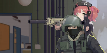 Картинка аниме girls+frontline girls frontline