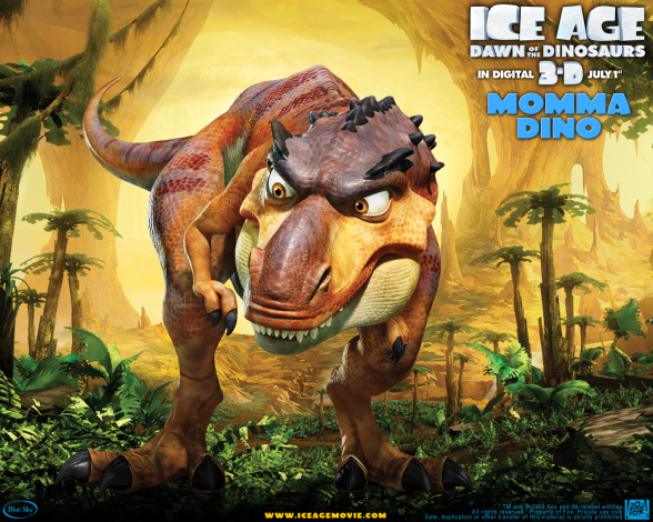 Обои картинки фото мультфильмы, ice, age, dawn, of, the, dinosaurs