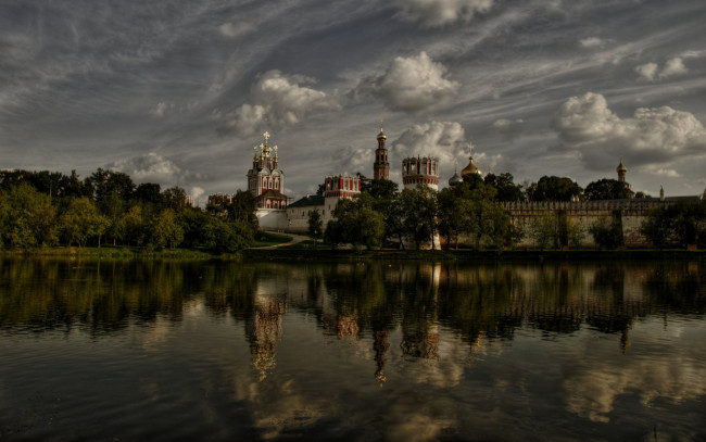 Обои картинки фото novodevichi, города, москва, россия